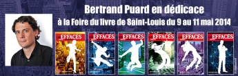 Bertrand Puard en dédicace à la Foire du Livre de Saint-Louis
