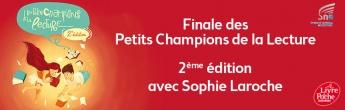 Sophie Laroche sera présente à la Grande finale nationale de la deuxième édition des « petits champions de la lecture »